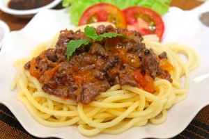 Mỳ Ý sốt bò băm