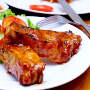 Sườn nướng sốt BBQ