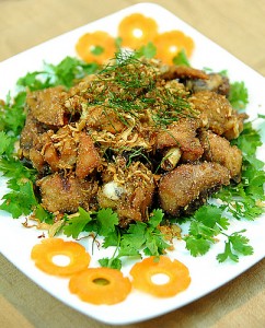 Gà rang muối