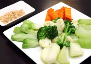 Củ , quả luộc chấm muối vừng