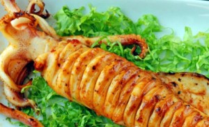 Mực nướng sa tế
