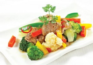 Bò xào cần tỏi