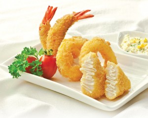 Tôm chiên sốt mayeone